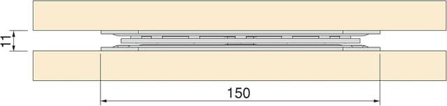 Thumbnail 2 de Emuca base giratoria 360° acero cincado para TV/monitor 🔄