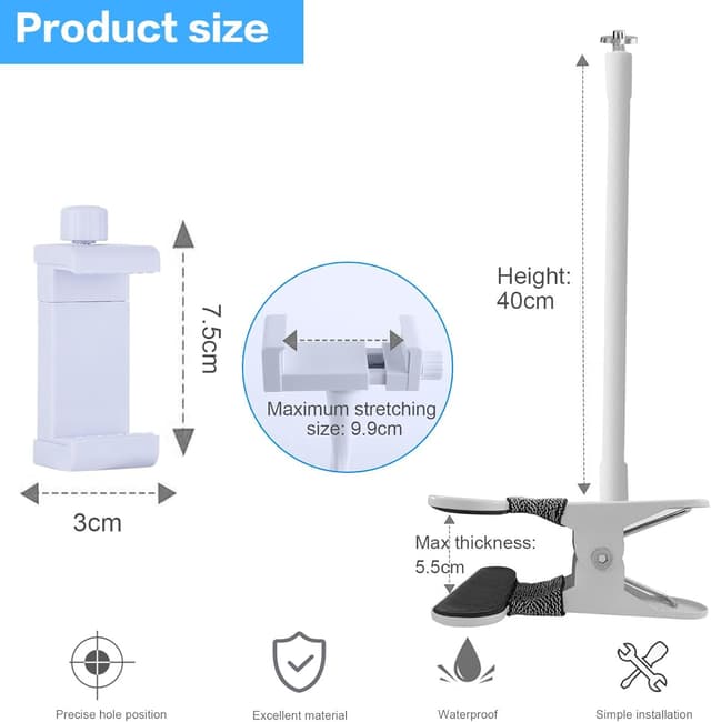 Detalle de Halterung für GHB Babyphone Universal 1/4-Zoll