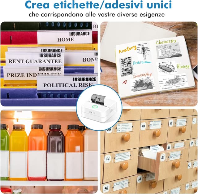 Thumbnail 5 de Stampante etichette termica Bluetooth 200 DPI