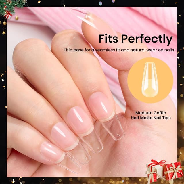 Thumbnail 4 de Beetles Gel Nail Tips Medium Coffin 288pcs ๐