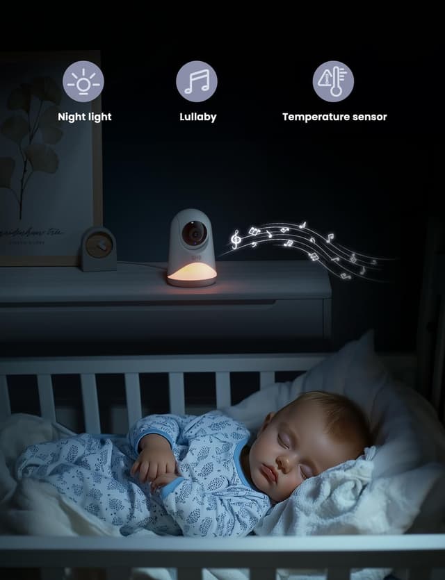 Detalle de GHB Baby Monitor 5 inch 720P HD