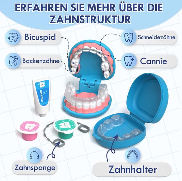 Detalle de Lehoo Castle Arztkoffer Kinder 3+ fürs Rollenspiel