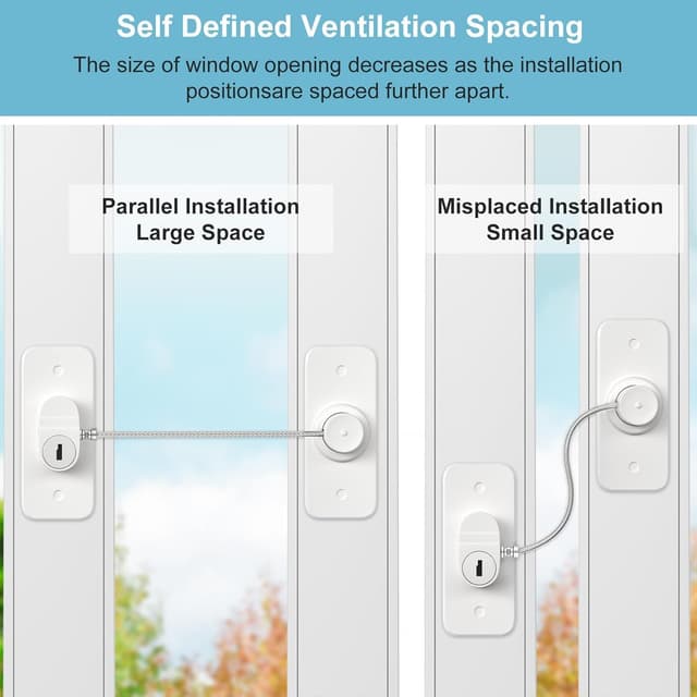 Thumbnail 2 de AOSITE Window Locks 8 pack 100 kg tested
