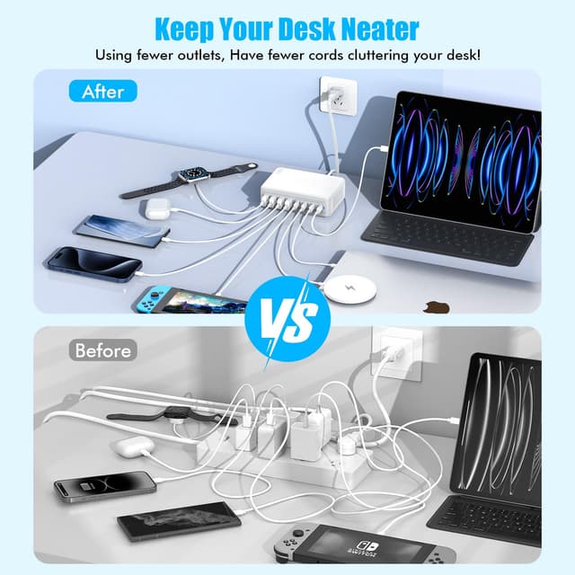Thumbnail 5 de 200W USB C Charger Block 🔌