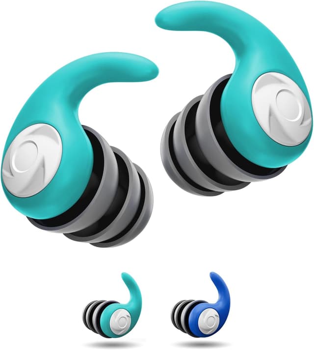 Thumbnail 6 de Waterproof Swimming Ear Plugs for Adults – 3 Pairs of Reusable Soft Silicone Earplugs (Water Sports, Surfing & Diving)