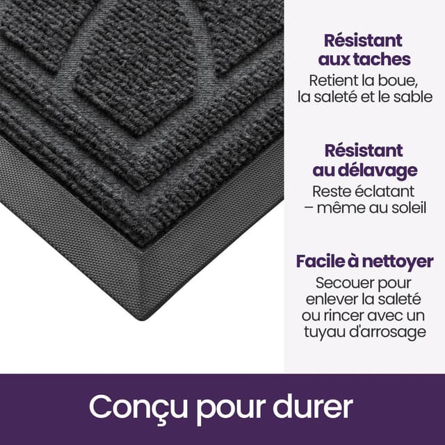 Detalle de DEXI paillasson intérieur 60 x 90 cm