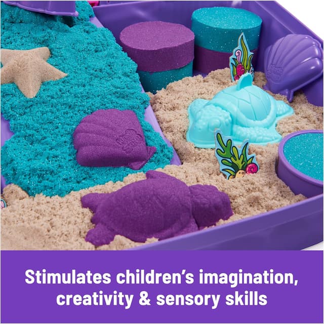 Thumbnail 5 de Kinetic Sand Mermaid Palace Sandbox