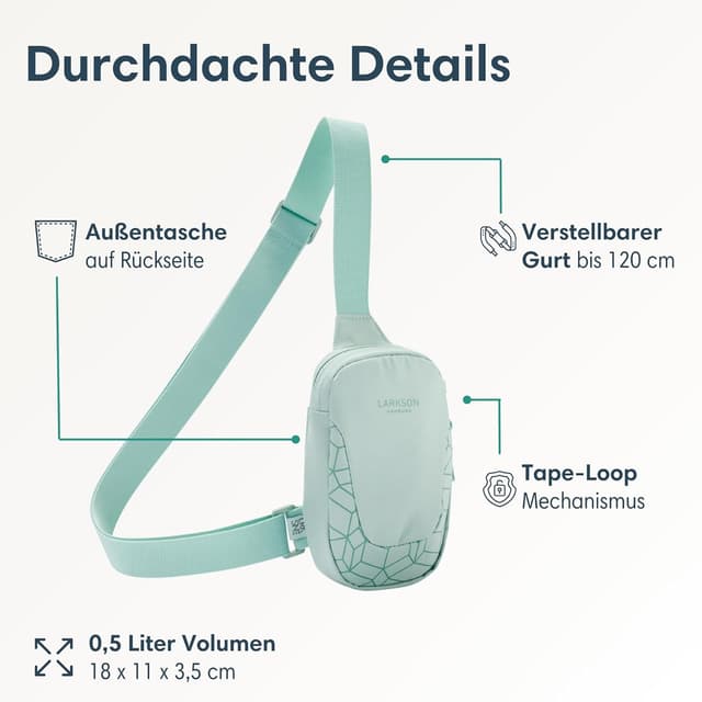 Detalle de LARKSON Nils Brusttasche 0,5 L