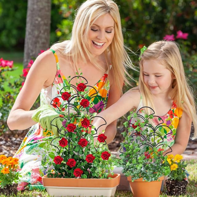 Thumbnail 6 de LyAZKMY 4 Pack Plant Trellis