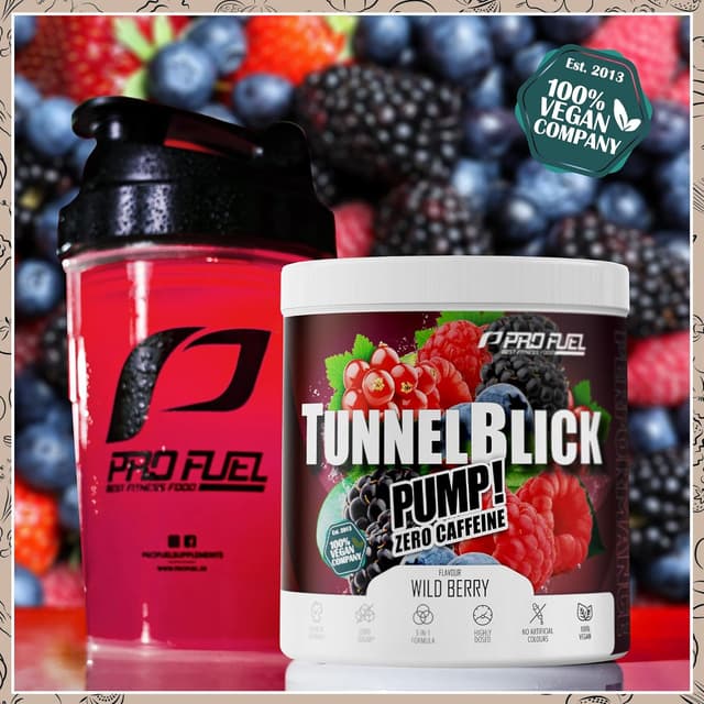 Detalle 2 de Tunnelblick Pump Booster³ ohne Koffein WILD BERRY 440g