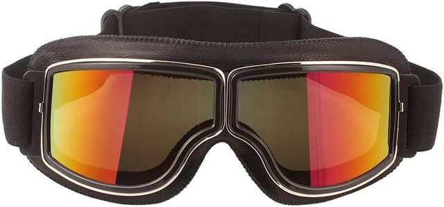 Detalle de Ashilun Retro pilot goggles for moto riding