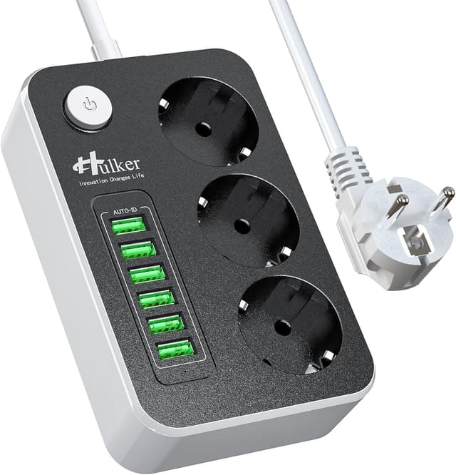 Thumbnail 4 de Hulker Steckdosenleiste mit 6 USB Ports