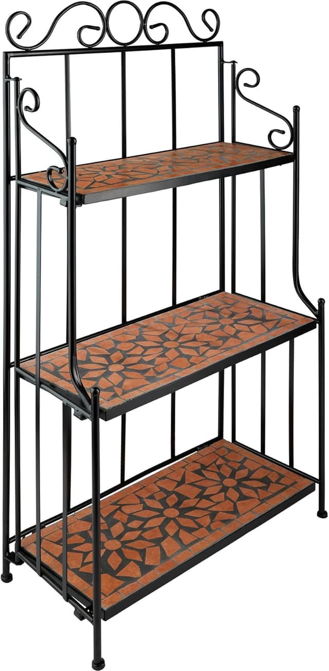 Imagen de TecTake Estantería de Metal Mosaico 114 cm en OfertitasTOP