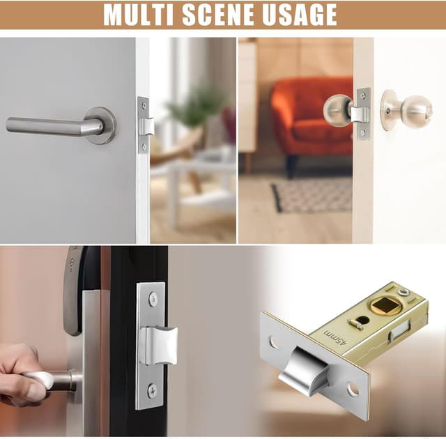 Thumbnail 6 de Pimoys 45mm Tubular Latch for Internal Doors ๐