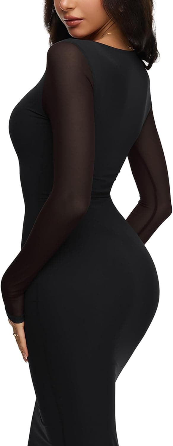 Thumbnail 1 de REORIA Spring Mesh Sheer Maxi Dress XS–XL