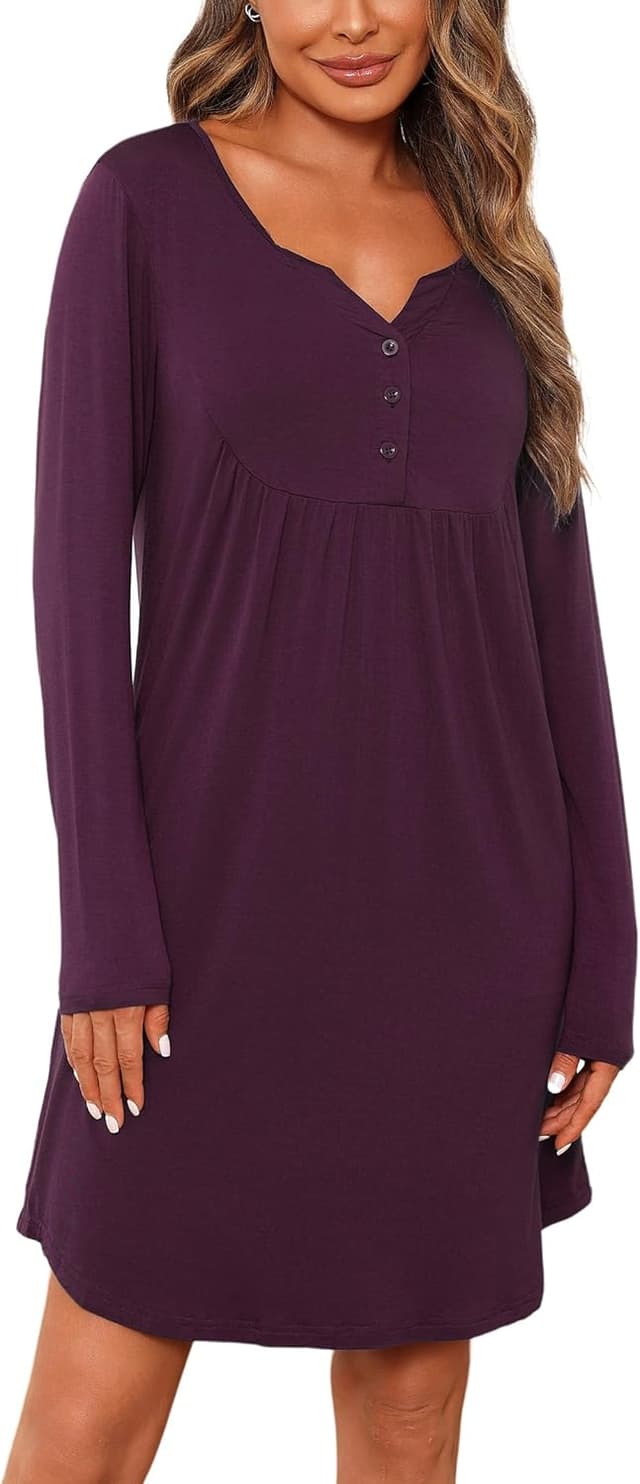 Imagen de Jahetuul Camicia da Notte Parto Cotone en OfertitasTOP