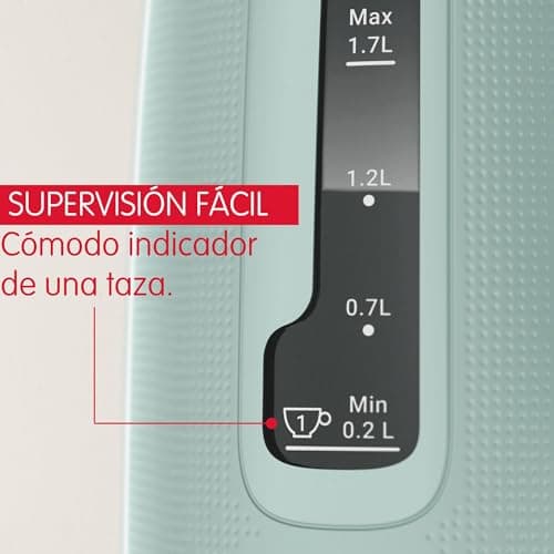Detalle de Moulinex Morning Plus 1.7 L ☕ Hervidor eléctrico e inalámbrico
