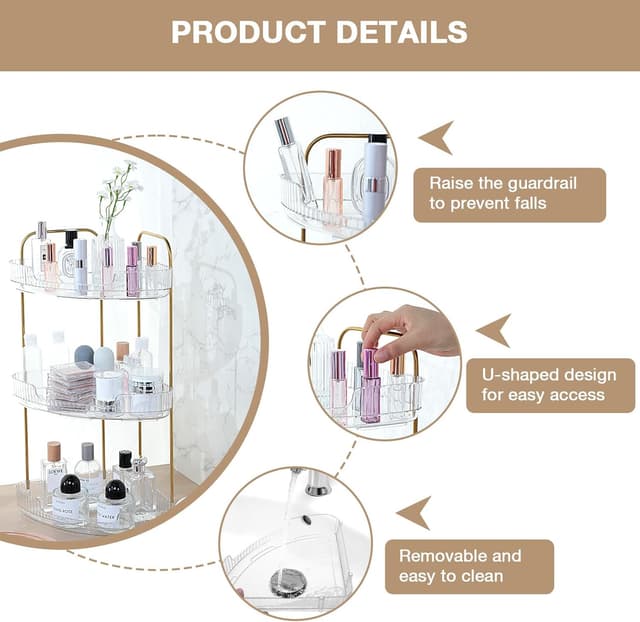 Thumbnail 3 de Cozary Trucci 3 Livelli Organizer Trucco