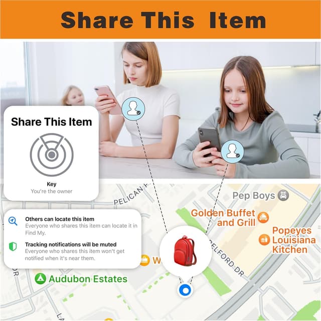 Detalle de Bestray Tracker Smart Tag Pro Bestray, compatible Apple Find My (iOS uniquement) – localisateur pour clés et bagages, étanche IP67