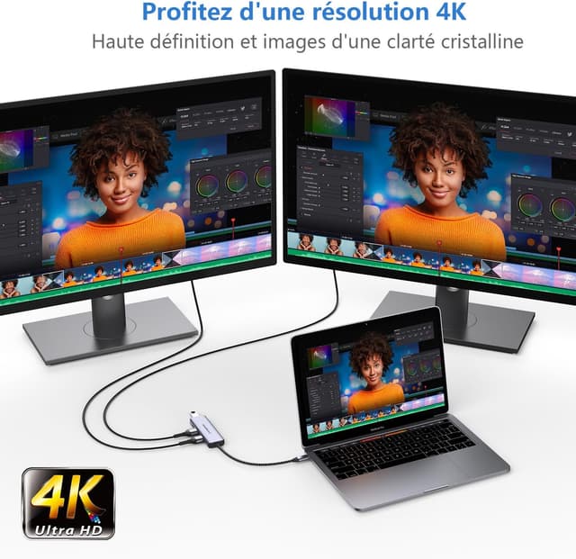 Thumbnail 4 de Newmight Station d’accueil USB-C double HDMI