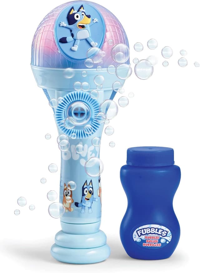 Detalle de Bluey Dance Mode Bubble Machine with Microphone