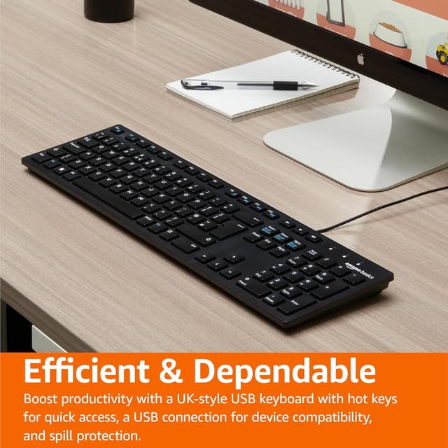 Detalle 2 de Wired keyboard with UK QWERTY layout