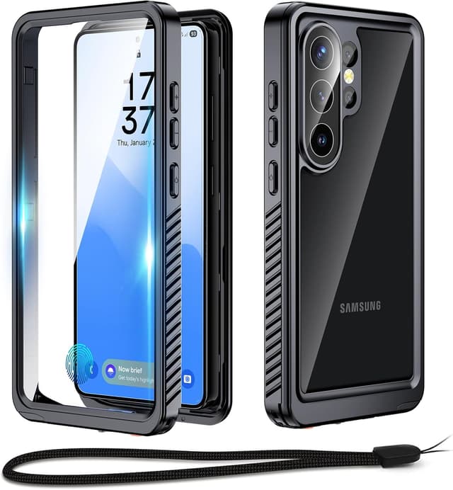 Detalle de Beeasy IP68 Waterproof Case for Samsung Galaxy S26 Ultra (Built-in screen protector & camera lens cover)