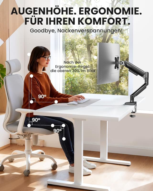 Thumbnail 6 de ErGear Monitor Halterung 13–34 Zoll