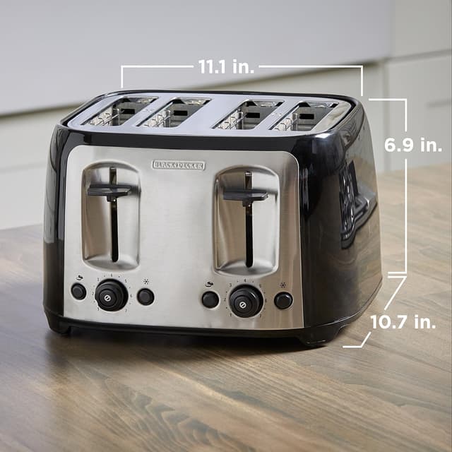 Thumbnail 5 de Black+Decker 4-Slice Toaster 1400W