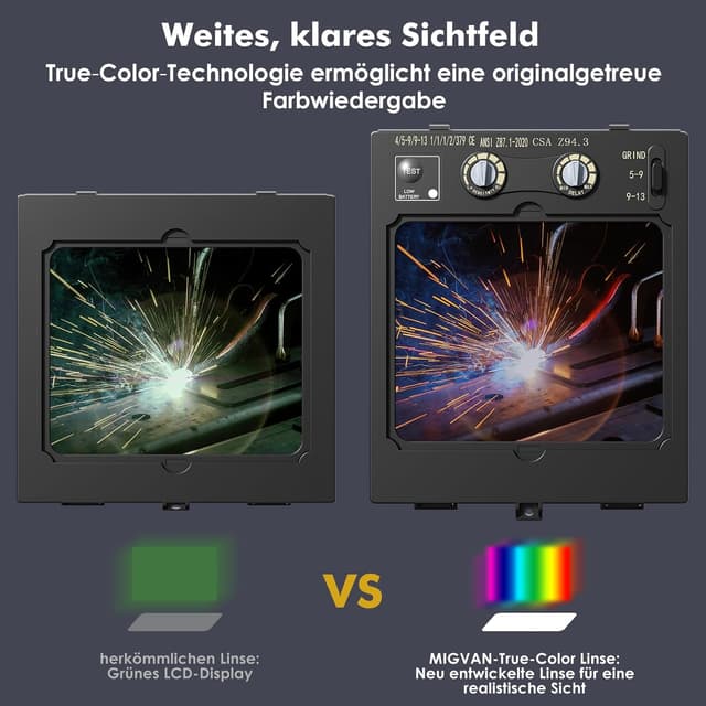 Thumbnail 2 de MIGVAN Schweißhelm 0,1 ms Automatik 🛠