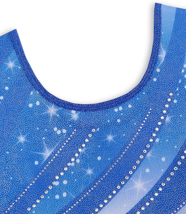 Detalle de JiAmy Gymnastics leotard set 85% polyester