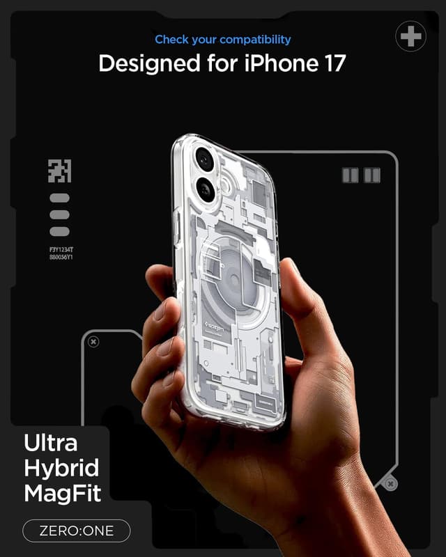 Thumbnail 1 de Spigen Ultra Hybrid MagFit pour iPhone 17 DuraClear 1