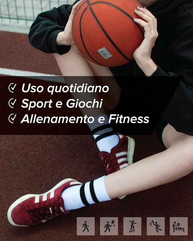 Detalle 2 de vitsocks Calzettoni sportivi in bambù antiodore con spugna (3 paia) 35-38