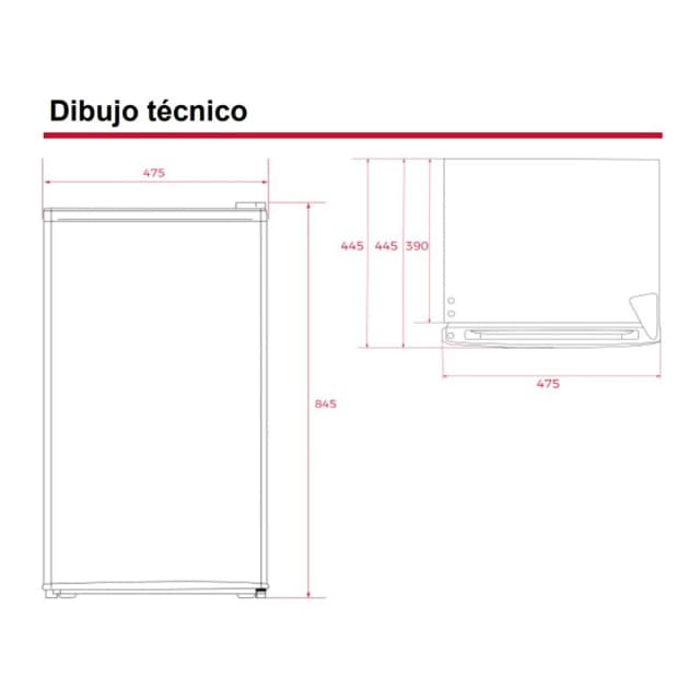 Detalle 2 de Teka NFL 342 WH frigorífico combi No Frost reacondicionado grado D (295 L)