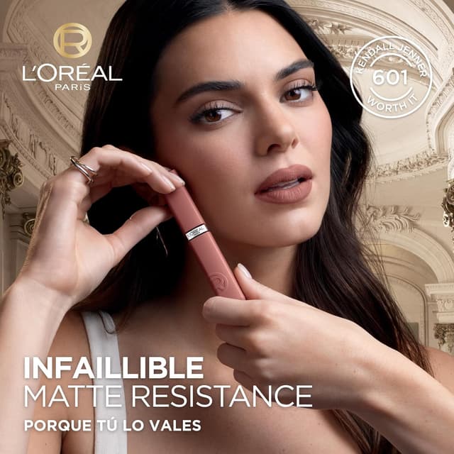 Detalle 2 de L'Oréal París Infaillible Matte Resistance Lipstick 💄 Crush Alert