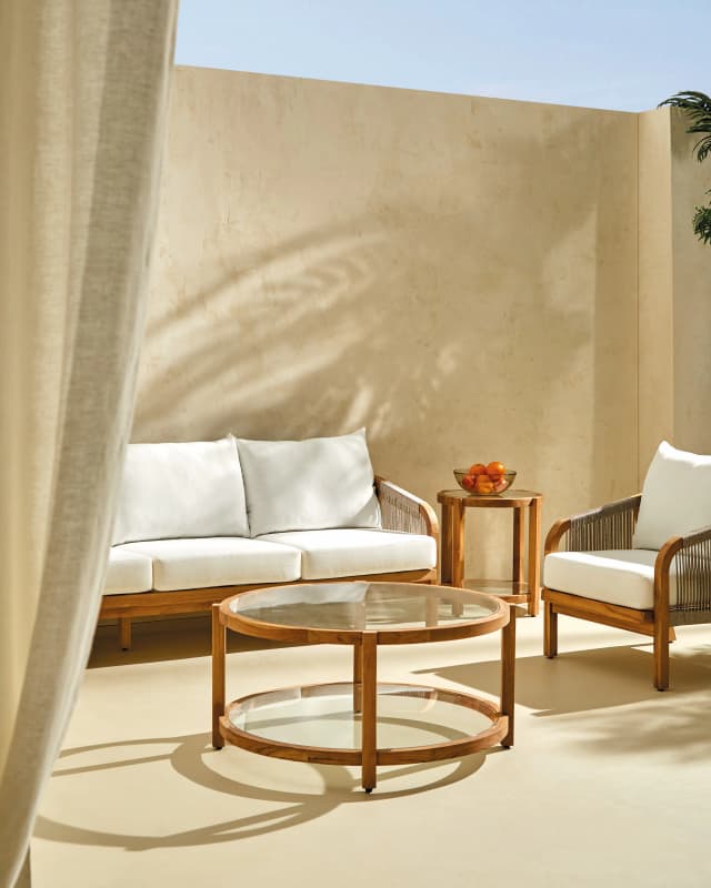 Thumbnail 5 de El Corte Inglés Mesa auxiliar de teca Kansas 🌿