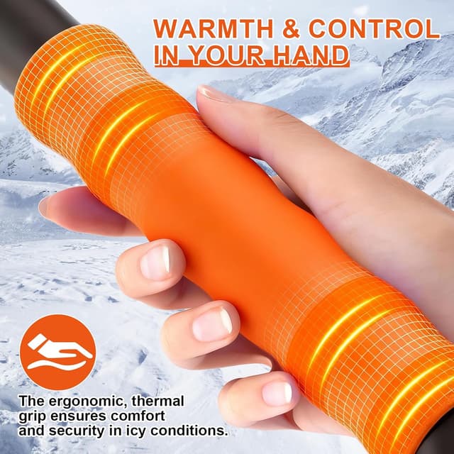 Thumbnail 2 de Oziral Pack 2 grattoirs à glace voiture — lame large