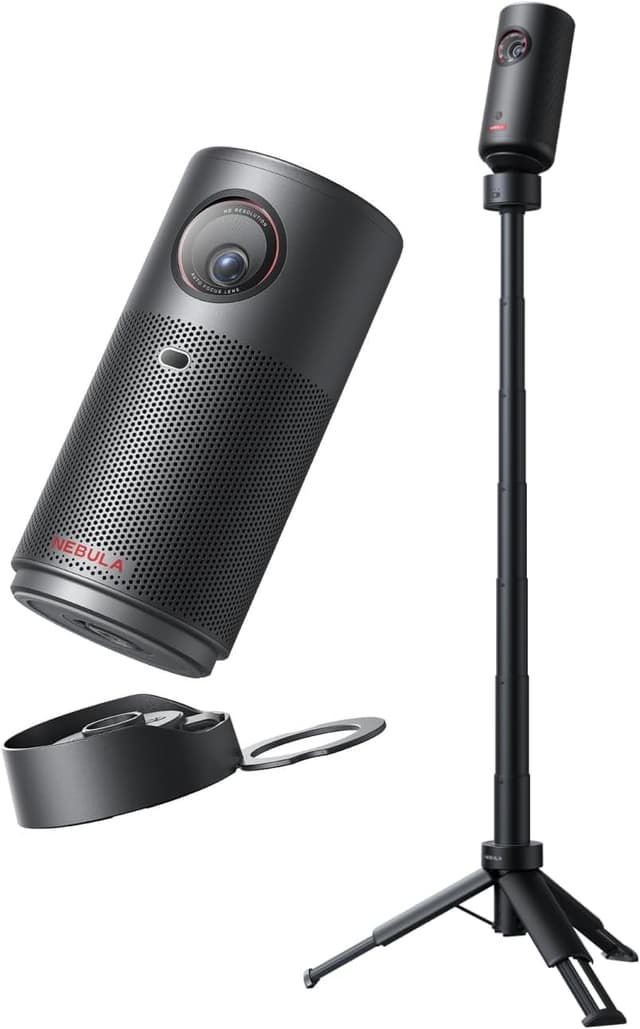 Thumbnail 6 de NEBULA Capsule Air Projektor mit Google TV (Netflix offiziell lizenziert) – ultrakompakter 720p Mini-Beamer mit WLAN & Bluetooth