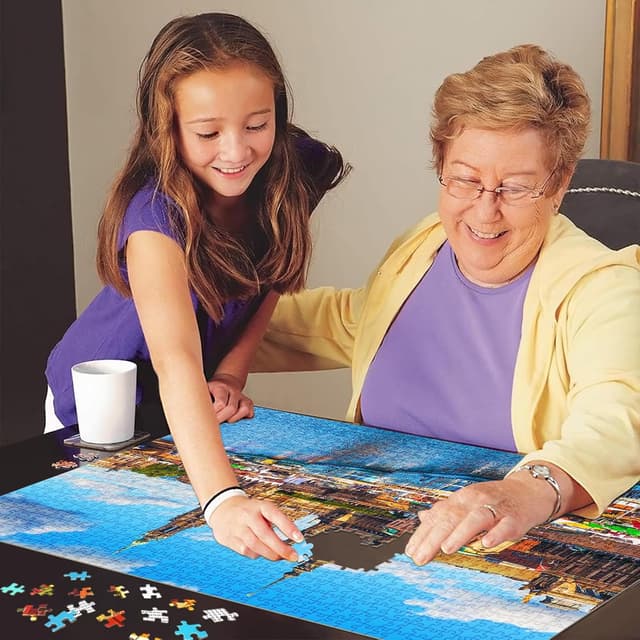 Detalle de HUADADA Puzzle mit Dresden-Motiv, 1000 Teile für Erwachsene & Kinder (70 x 50 cm)