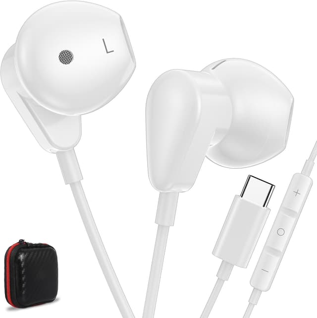 Detalle de USB C Headphones for iPhone 15 Wired