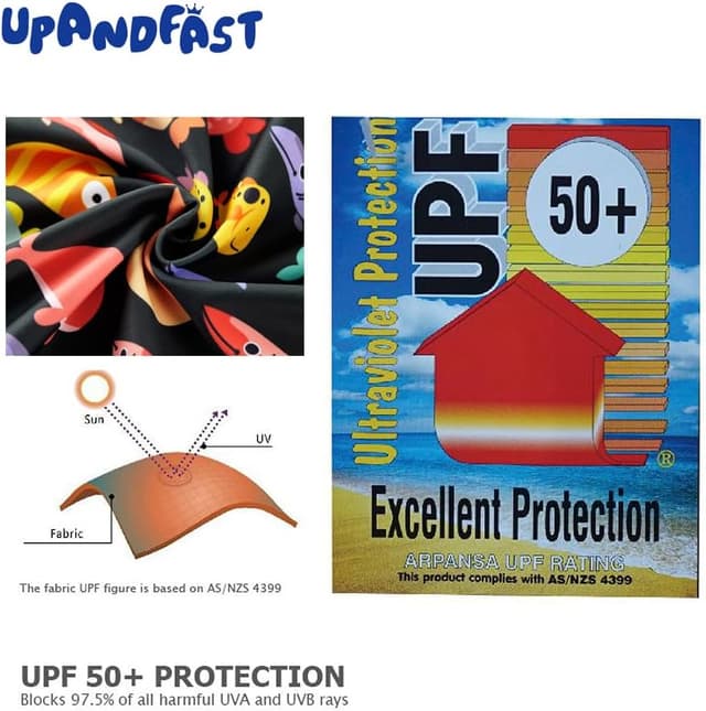 Thumbnail 3 de upandfast Zipper Swimwear with Sun Protection