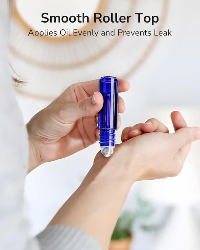 Detalle de ULG Essential Oil Roller Bottles 48 Pack 10ml