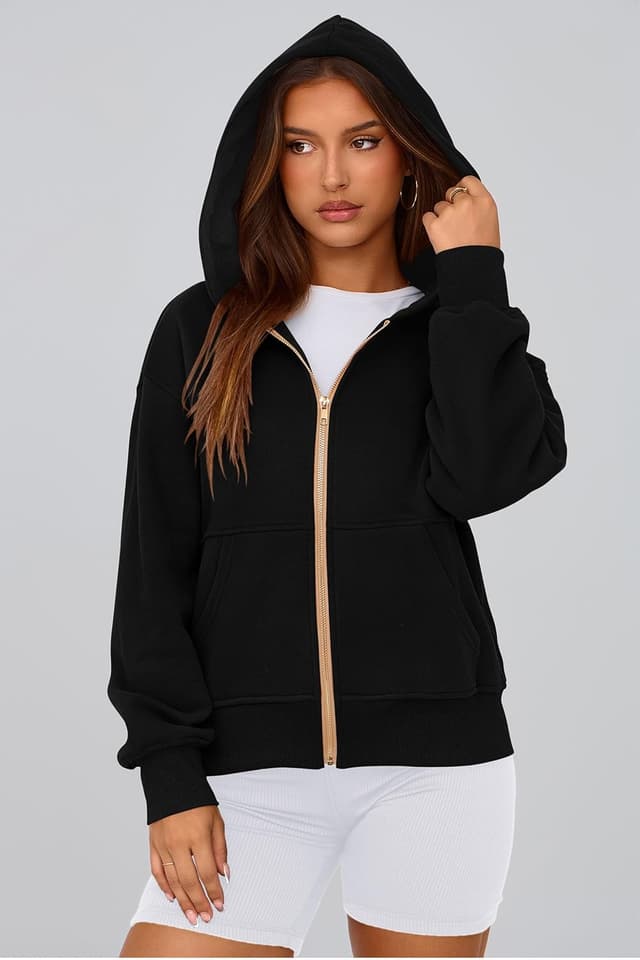 Thumbnail 5 de PRETTYGARDEN Zip Up Hoodie Women S-M-L-XL