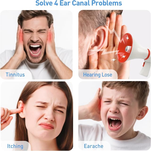 Detalle 2 de ZonGym Electric Ear Wax Removal Kit with Retractable Ear Syringe and 4 Pressure Modes