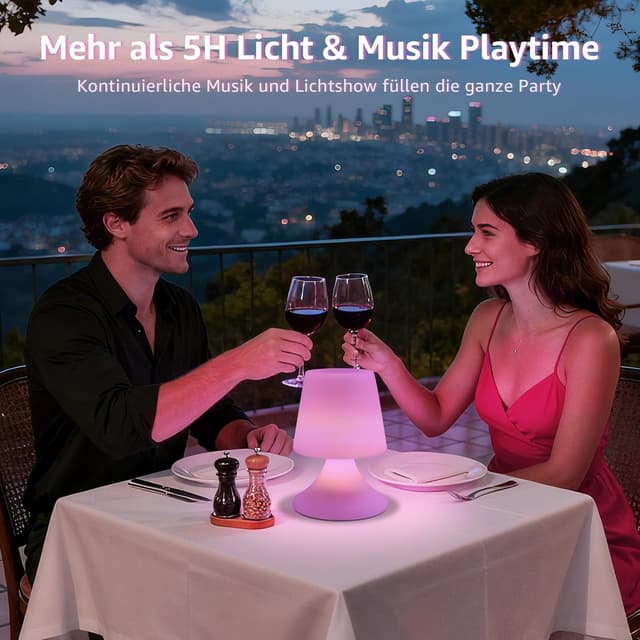 Thumbnail 3 de uuffoo LED Tischlampe Akku Kabellos IP44