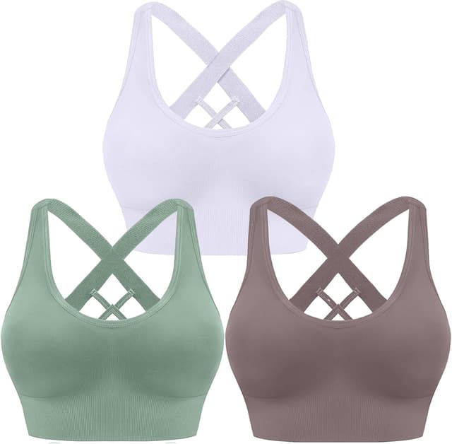 Thumbnail 6 de HANERDUN Damen Sport BH Starker Halt