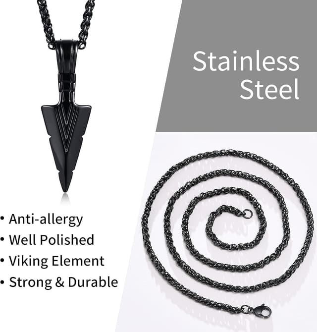 Detalle de TempBeau Viking necklace 60 cm Mjölnir