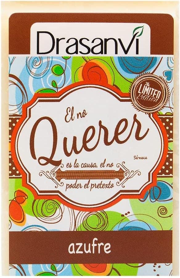 Detalle de DRASANVI JABON AZUFRE 100g para acné