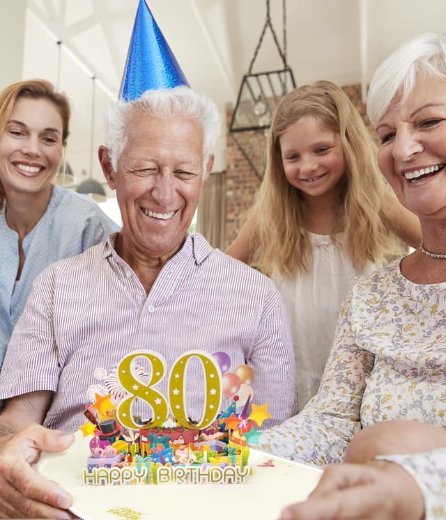 Thumbnail 3 de Magic Ants 80th Birthday Card 3D Pop-Up