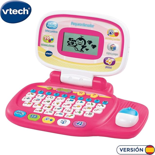 Detalle 2 de VTech Pequeordenador Educativo Infantil +3 Años, Letras, Números 🎶